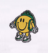 Backpack Smiley Character Embroidery Design