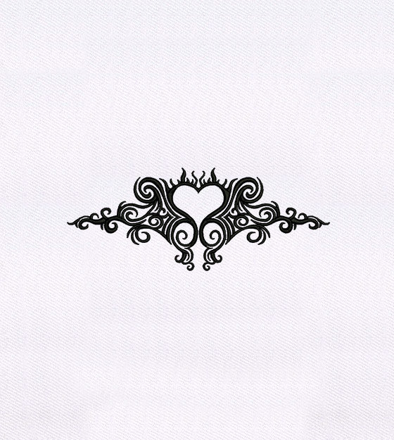 Tribal Heart Ornament Embroidery Design