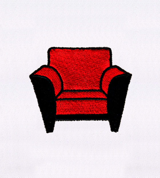 Single-Seater Sofa Embroidery Design