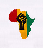 Africa Unity Fist Embroidery Design