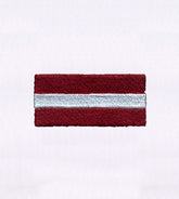 Latvia Flag Embroidery Design