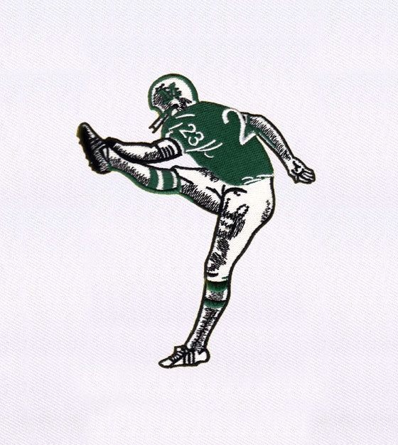 Football Player Embroidery Design