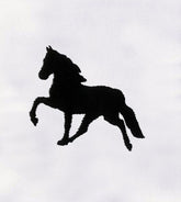 Walking Horse Silhouette Embroidery Design