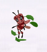 Beautifully Delicate Queen Bee Embroidery Design