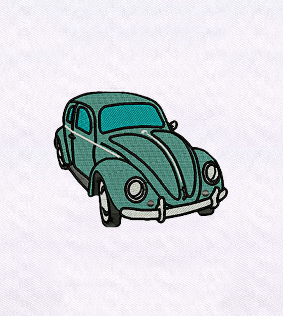 Vintage Dainty Little Car Embroidery Design