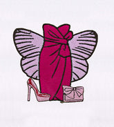 Pink and Maroon Gorgeous Ensemble Embroidery Design
