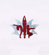 Yoga Posing and Stretching Girls Embroidery Design
