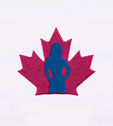 Strong and Confident Canadian Woman Embroidery Design