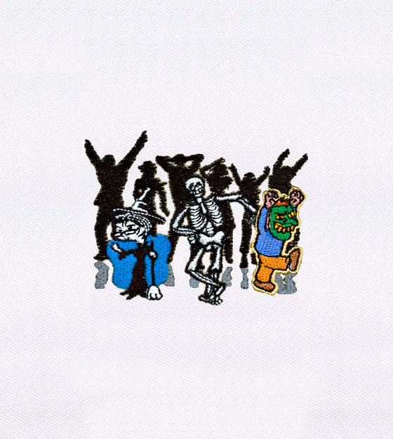 Fancy Dressed People for Halloween Embroidery Design