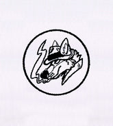 Mysteriously Smoking Sly Fox Embroidery Design