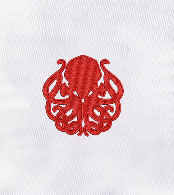 Giant Sea Tentacle Monster Octopus Embroidery Design