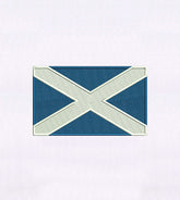 Proudly Flailing Flag of Scotland Embroidery Design