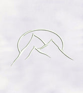 Mystery Mountain Outlines Embroidery Design