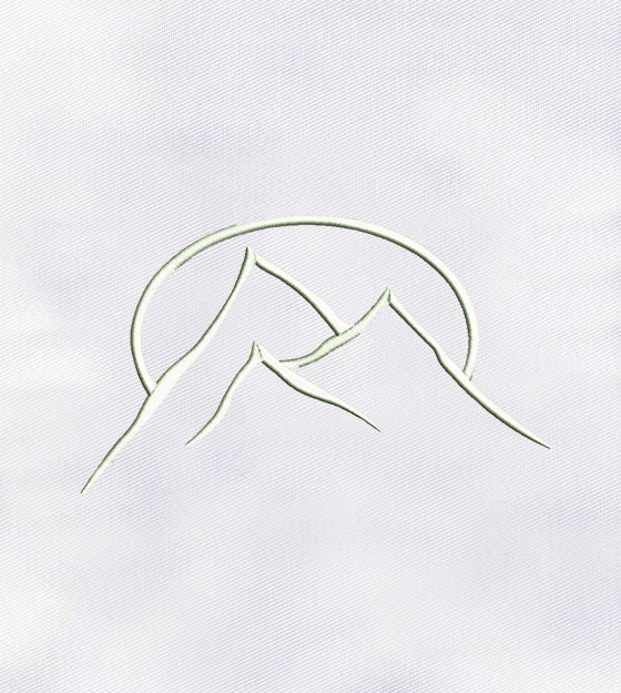 Mystery Mountain Outlines Embroidery Design