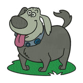 Funny Cartoon Dog Embroidery Design