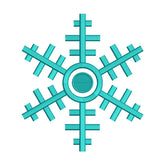 Snowflake Embroidery Design – Winter Pattern Embroidery File