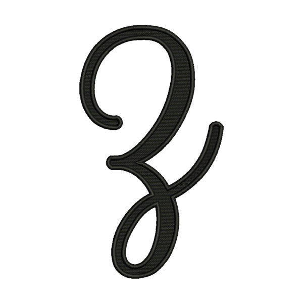 Alphabet Z Embroidery Design