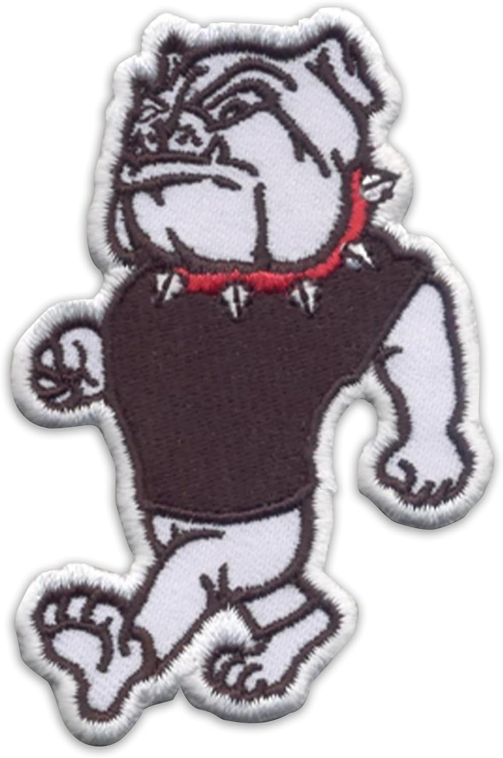 DigitEMB Bulldog embroidered iron-on patch