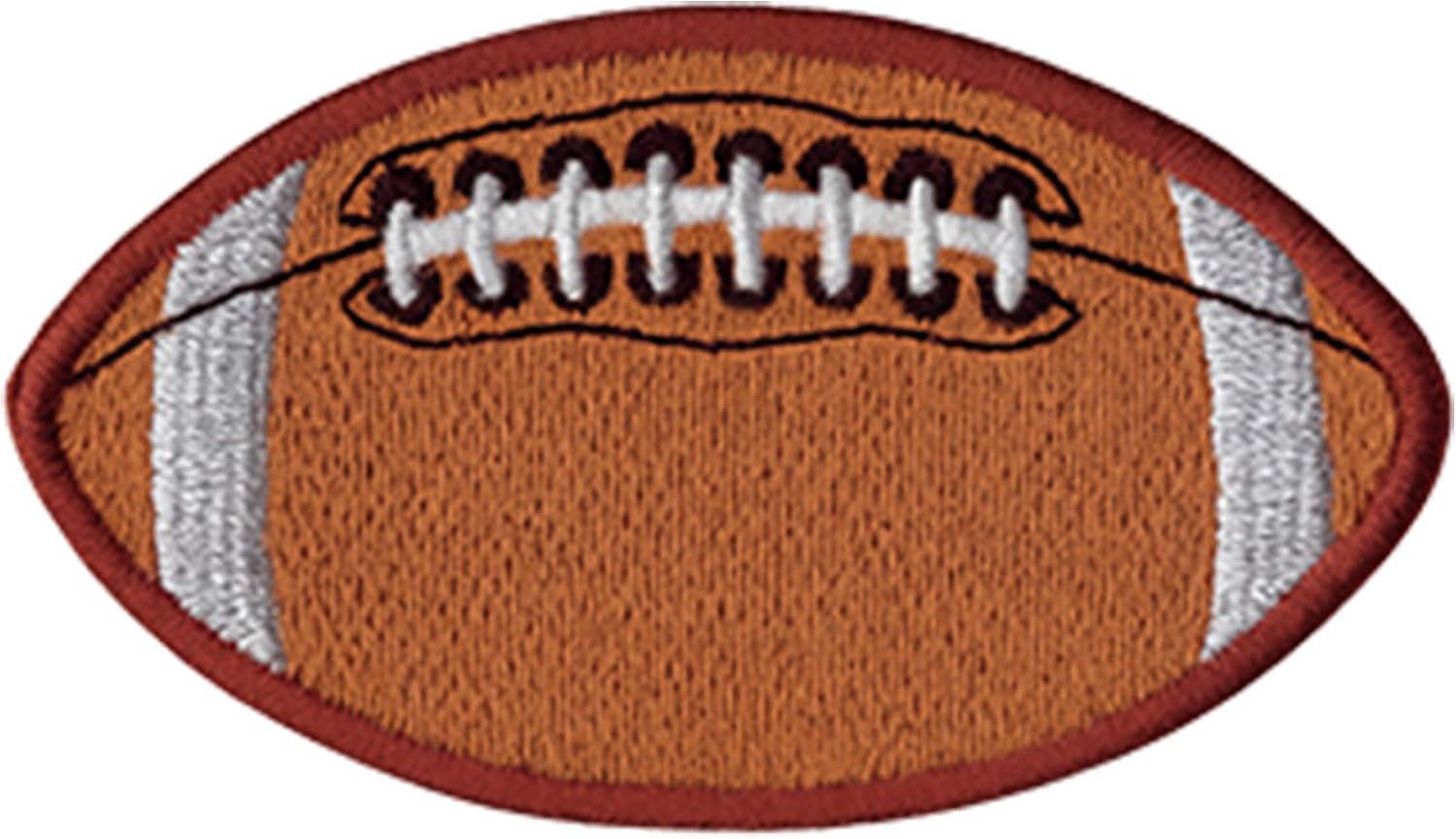 DigitEMB Football Iron On Patch, Embroidered Sew On Football Patches
