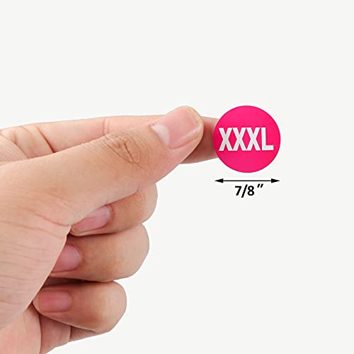 7 Sizes 3500 Pack Clothing Size Stickers Size Tags For Clothing