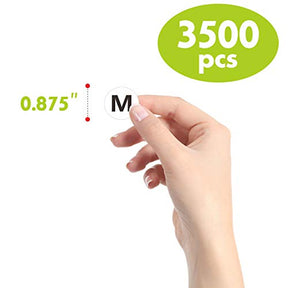 7 Sizes 3500 Pcs Clothing Size Stickers Labels Size Stickers For Clothing