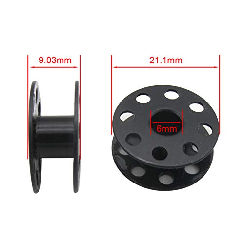 30 Pcs Black Steel Bobbins Metal Bobbins Sewing Machine Bobbins