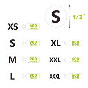 7 Sizes 5400 Pcs Clothing Size Tags Size Tags For Clothing Size Labels