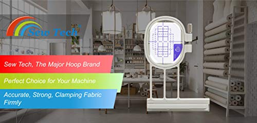 SA437 Embroidery Hoops For Brother Machines Mighty Hoops
