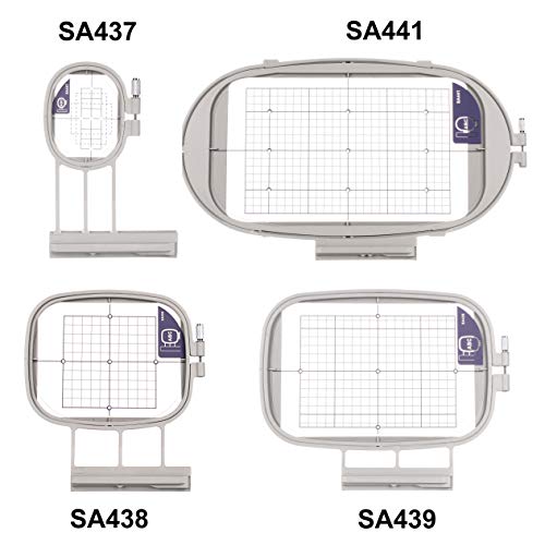 4 In 1 Embroidery Hoops Set  For Brother Embroidery Machine Hoop