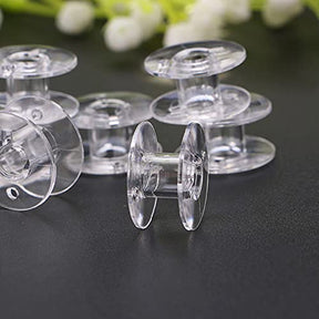 50 Pack Style Sa156 Sewing Machine Bobbins Plastic Bobbins