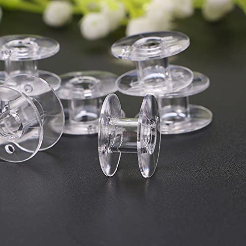 50 Pack Style Sa156 Sewing Machine Bobbins Plastic Bobbins