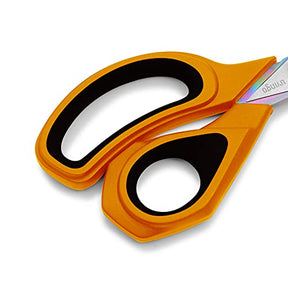 8.5 Inches Black/Aurantia Fabric Scissors All-Purpose Stainless Steel Scissors