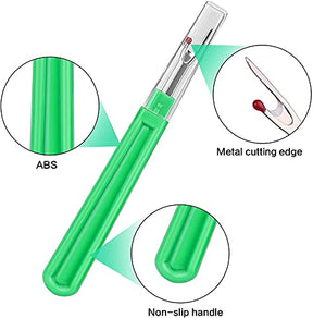 Blue 2 Big And 2 Small Seam Thread Remover Kit With 1 Thread Nipper Tool Zipper Bag