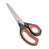 8.5 Inches Black/Red Fabric Scissors All-Purpose Stainless Steel Scissors