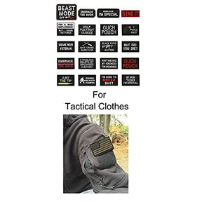 20 Pieces Tactical Military Patch Embroidery Patch Set For Military Uniforms