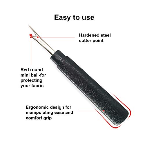 2 Pcs Seam Ripper Handy Stitch Rippers Thread Remover Tools For Sewing