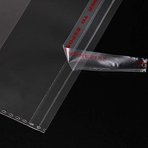 11x14 Inches Large 200 Pcs Resealable Cellophane Bags For Packaging Clothes