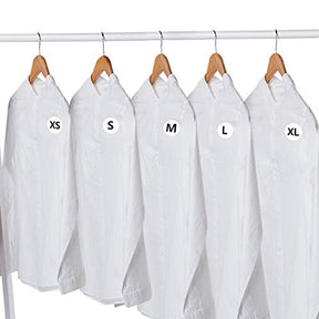 5 Sizes 3000 Pcs Clothing Size Round Sticker Clothing Size Stickers
