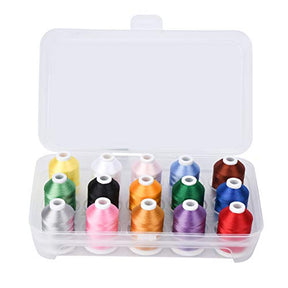 15 Spools Storage Box Organizer Embroidery Case Craft Storage Containers
