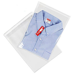 9x12 100 Count Cellophane Bags Clothing & T Shirts Clear Plastic Bags