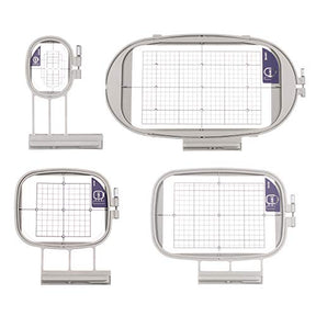 4 In 1 Embroidery Hoops Set  For Brother Embroidery Machine Hoop