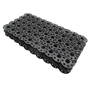 100 Pcs Black Steel Bobbins Sewing Machine Bobbins