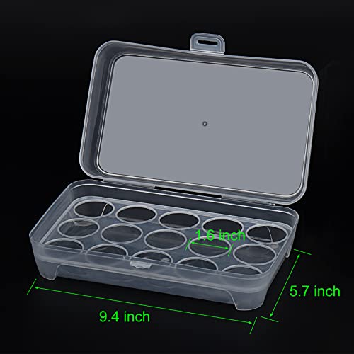 15 Spools Storage Box Organizer Embroidery Case Craft Storage Containers