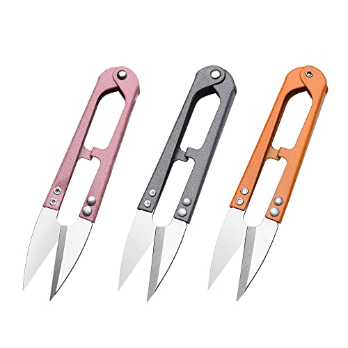 3Pcs Sewing Scissors Clippers Thread Cutters Multipurpose Embroidery Nipper