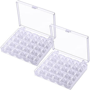 50 Pcs Bobbins For Sewing Machine Sa156 Bobbins With Case (2 Box)