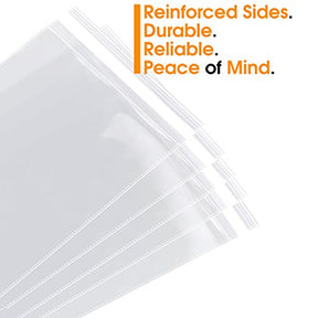 10x13 200 Count Poly Bags For Shirts T Shirt Bags Clear Plastic Bags