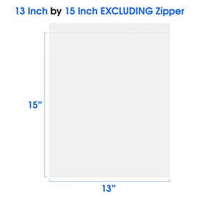 13x15 500 Count Resealable Plastic Bags Poly Bag Packaging Clothes
