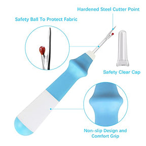 3 Piece Large Seam Ripper Stitch Removal Tool for Sewing Unpicker