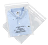 12x18 100 Count Poly Bags Plastic Shirt Bags Clear Plastic Bags