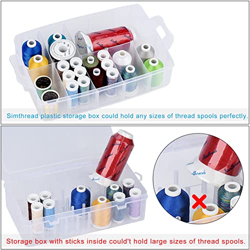 3 Layers Case Storage Box Embroidery Thread Organizer For 60 Spools